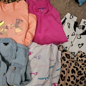 Like NEW ☆ Girls "Lot Of 6" Pullovers/Jackets, Size 10/12. CUTE!